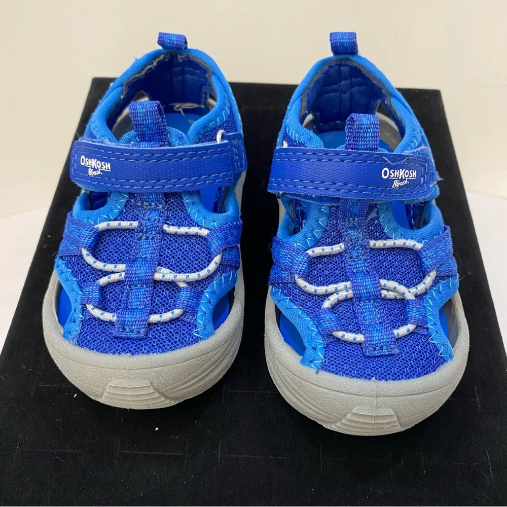 OshKosh B’gosh Washable Sport Sandals Blue Toddler Boys 5M